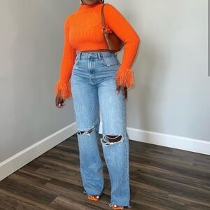 Zara High Waist Denim